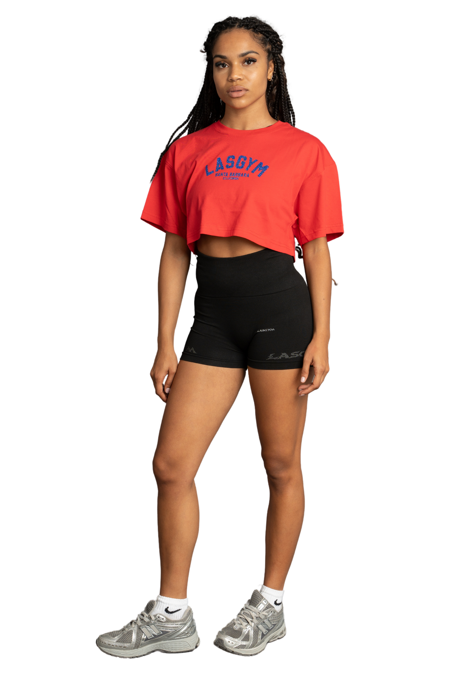 SUSANNE RED Crop T-shirt