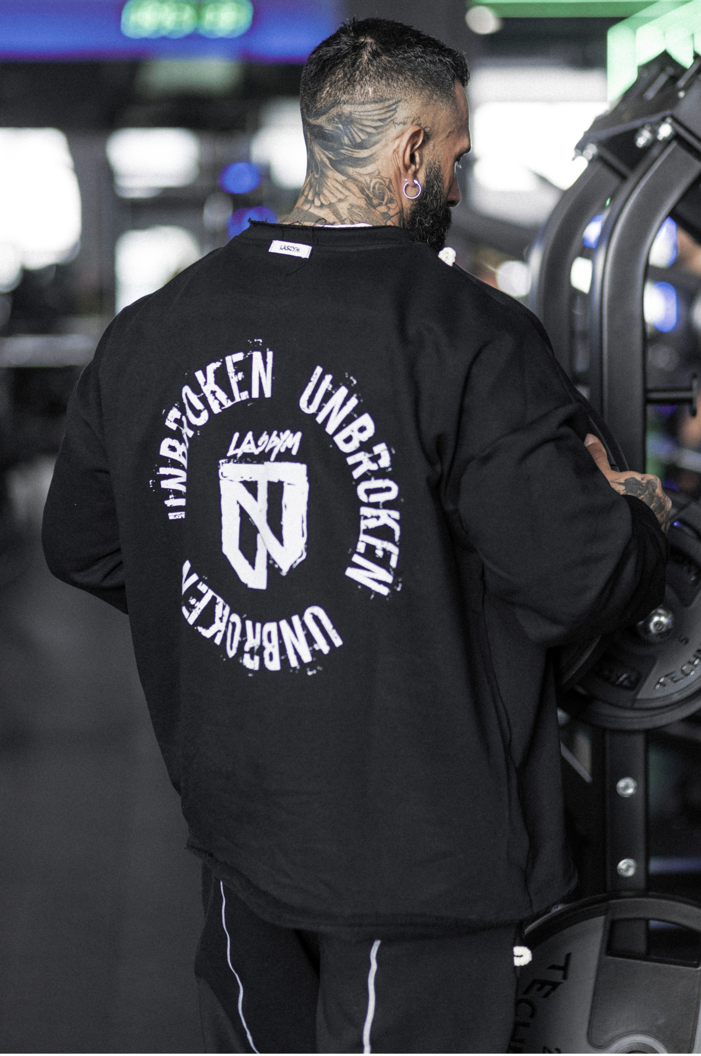 Felpa Manica Lunga UNBROKEN Round