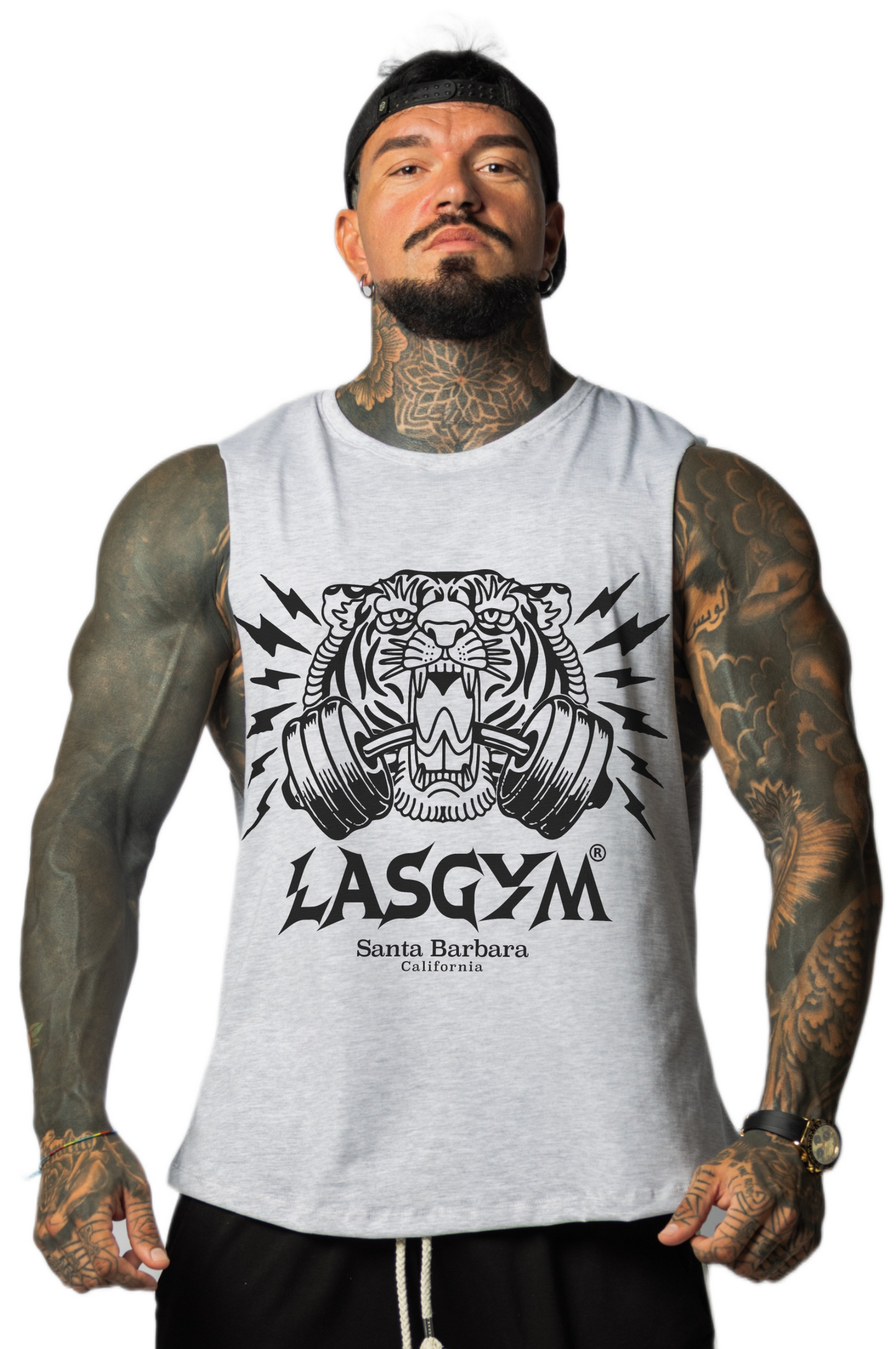 Camiseta sin mangas al atardecer