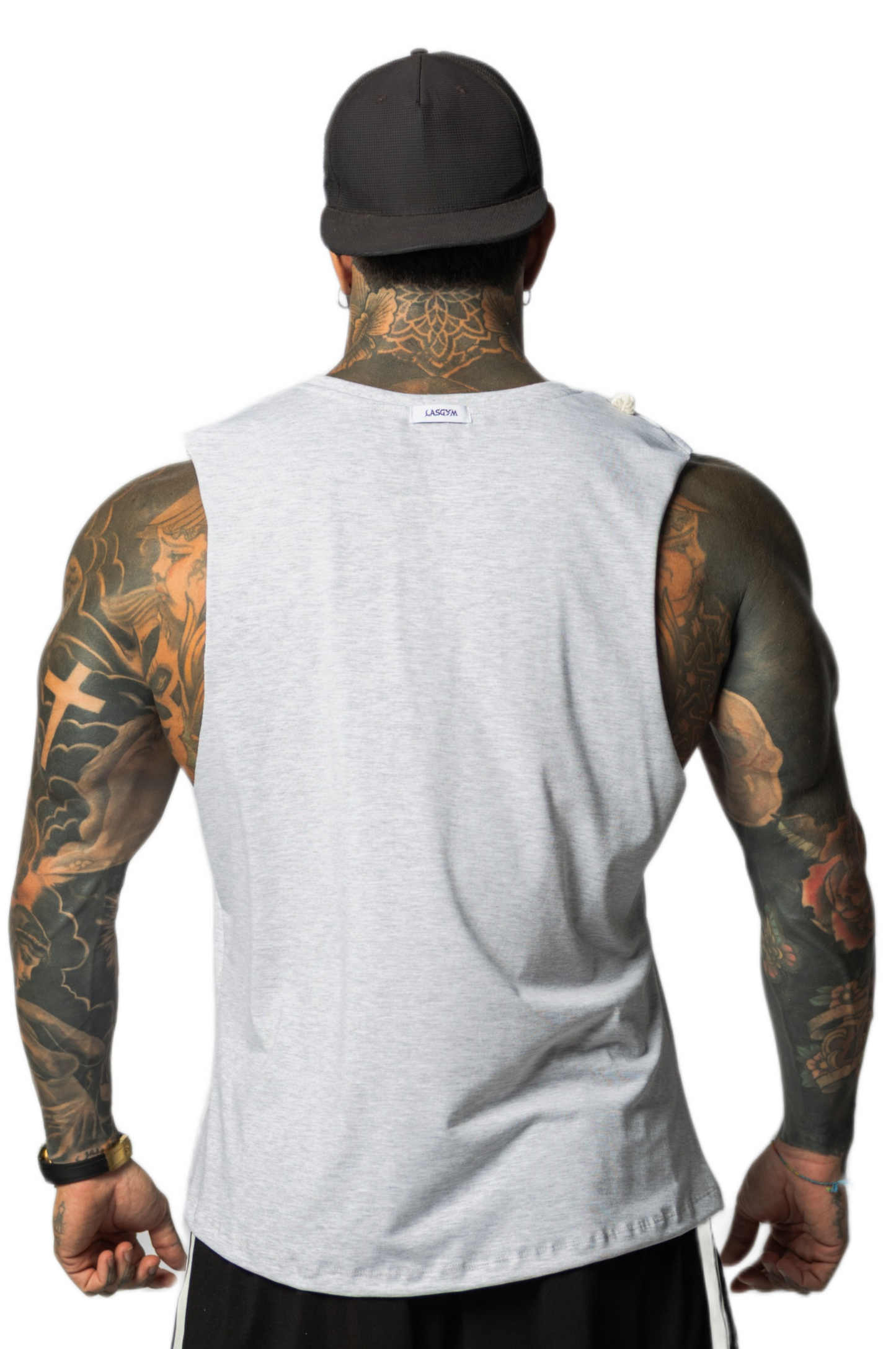 Camiseta sin mangas al atardecer