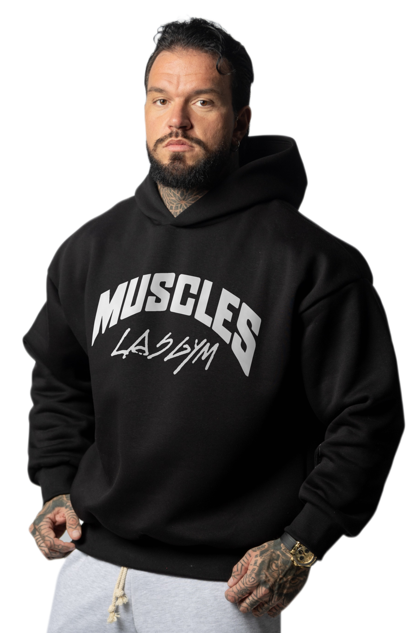 Felpa Cappuccio INVERNALE  Muscle