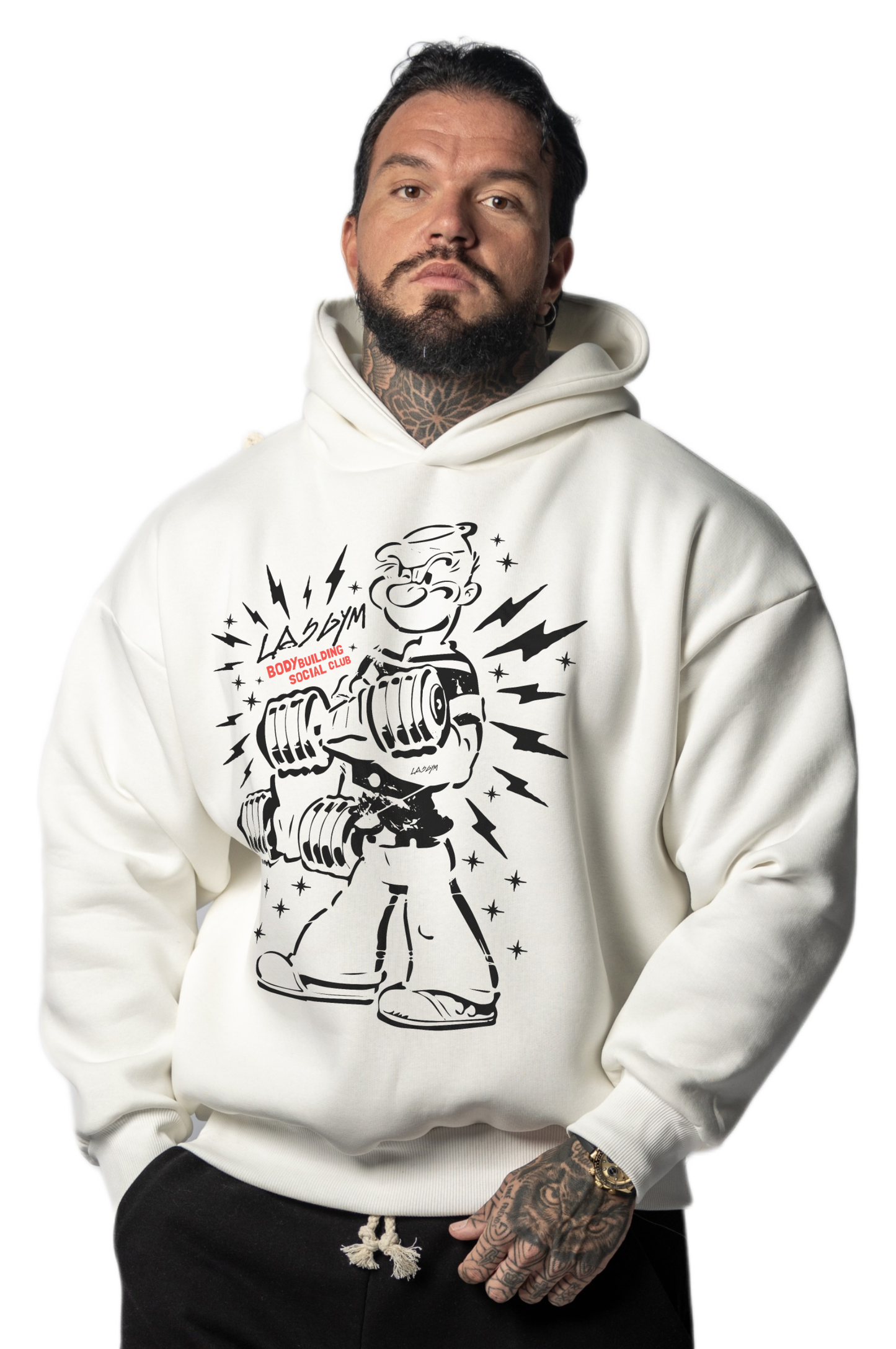 Felpa Cappuccio INVERNALE  Braccio Di Ferro