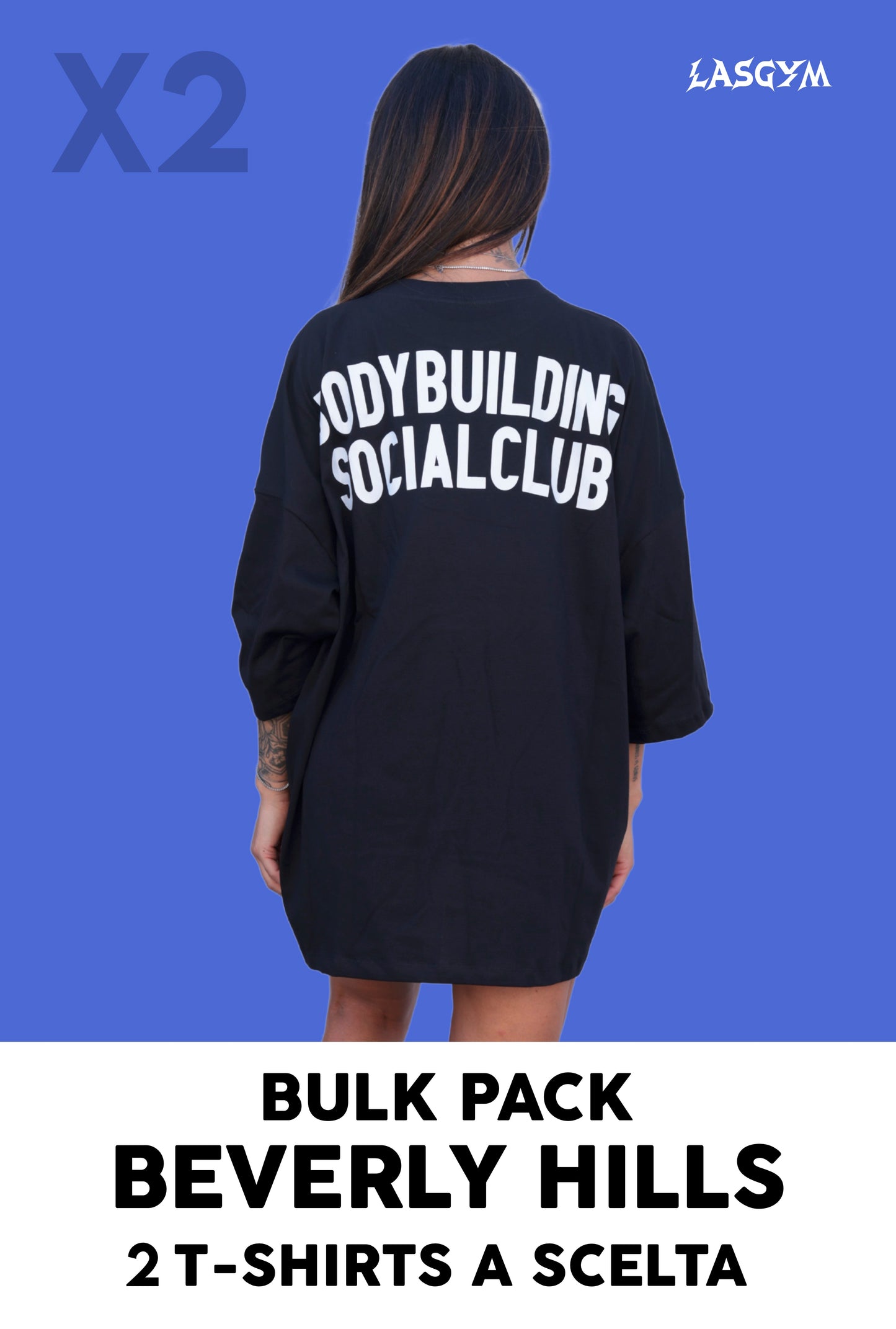 Bulk Pack 2 T-SHIRTS BEVERLY A SCELTA X LEI