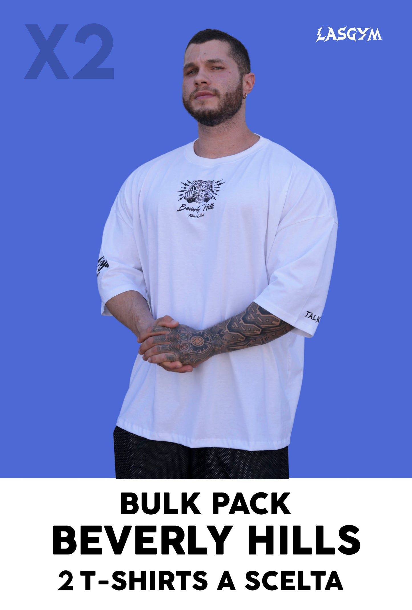 Bulk Pack 2 CAMISETAS BEVERLY DE TU ELECCIÓN PARA ÉL