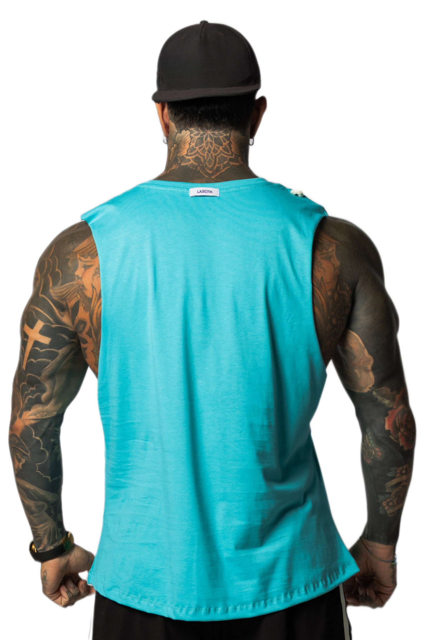 Camiseta sin mangas al atardecer