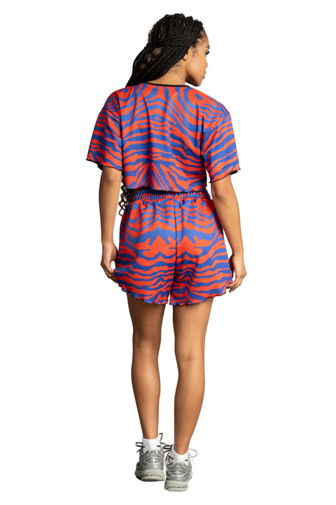QUINN ZEBRARED Shorts