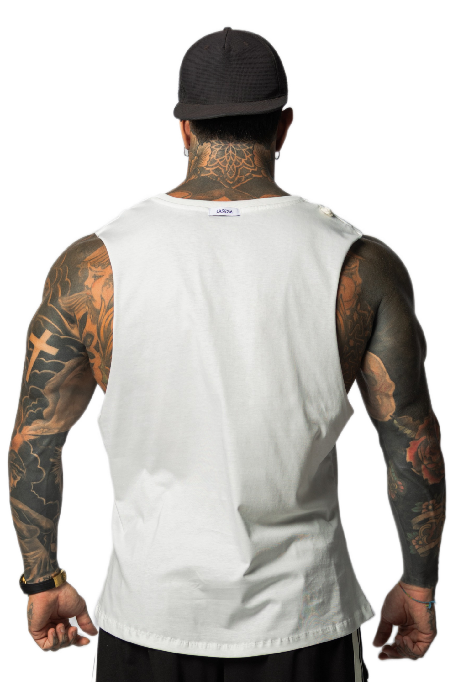 Camiseta sin mangas al atardecer