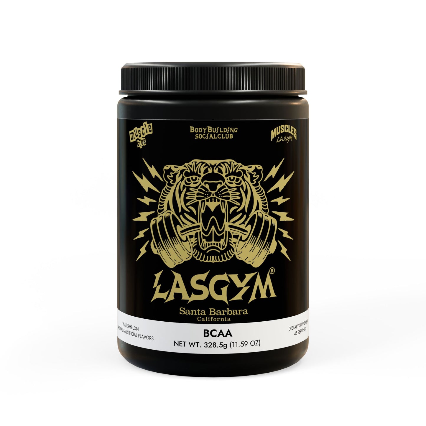 Lasgym® BCAA Supplement, Watermelon (325g, 11.46oz, 45 servings)