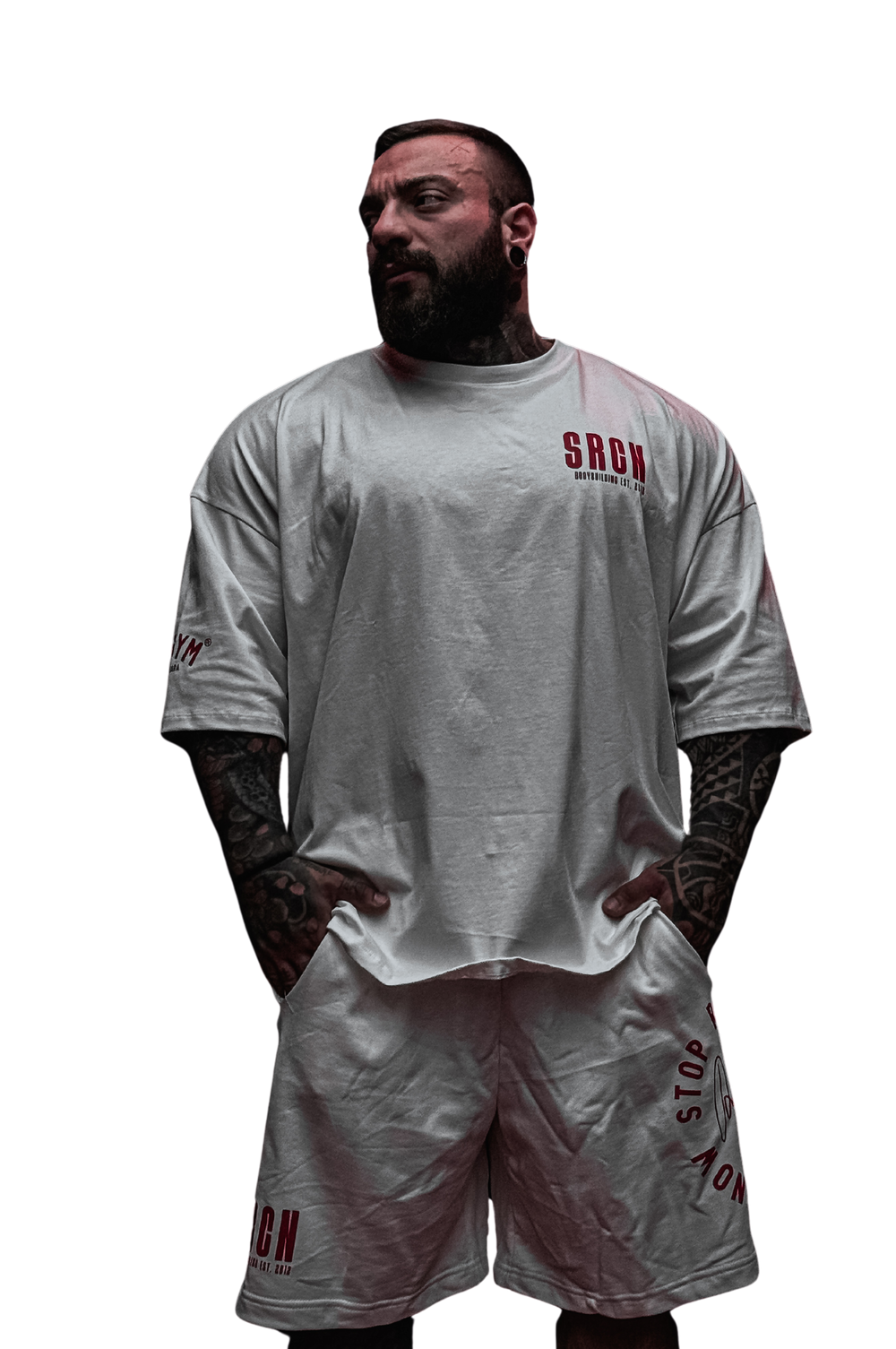 SRCN X LASGYM UNISEX Oversized T-shirt