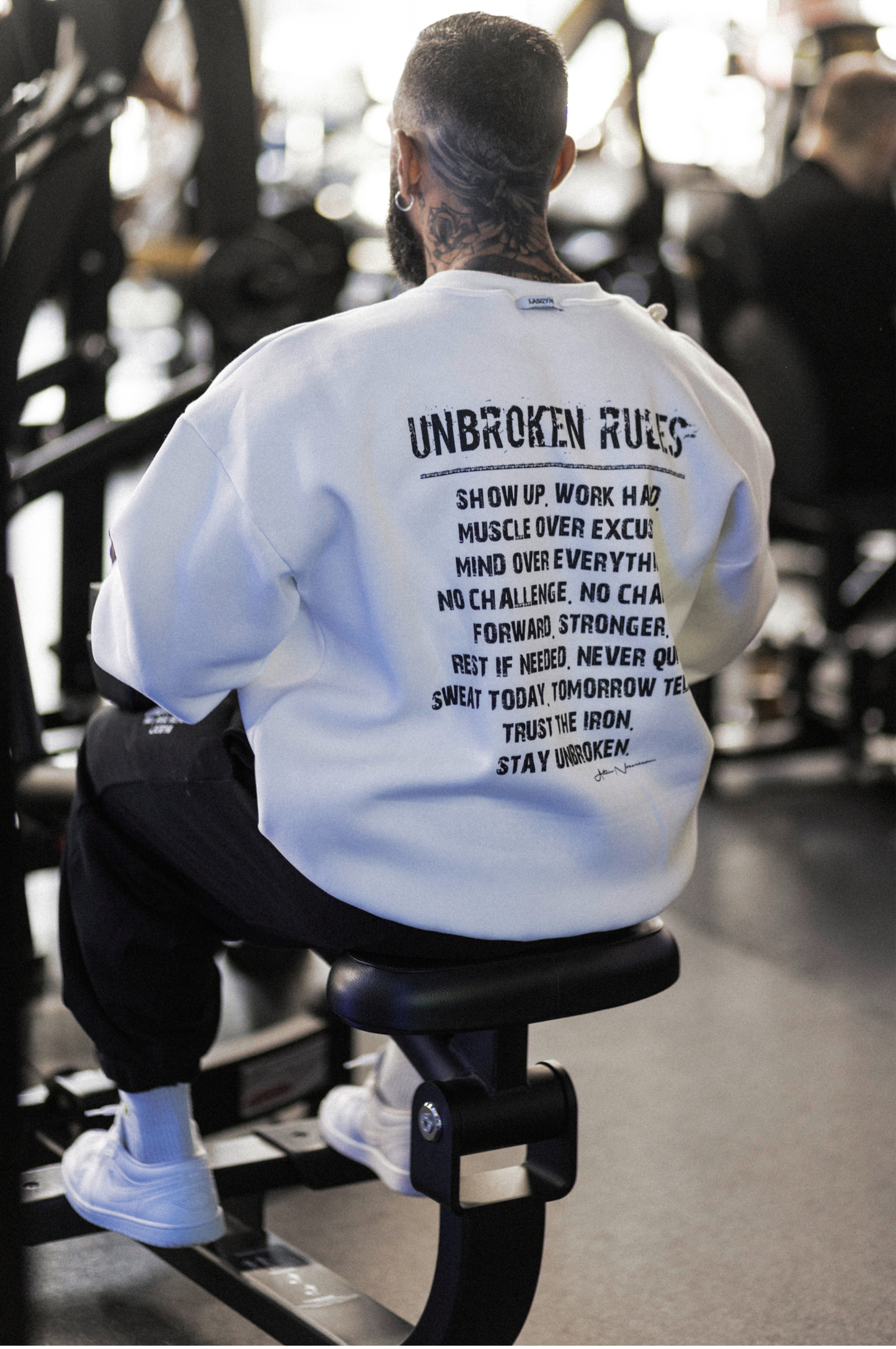 Felpa Manica Lunga UNBROKEN RULES