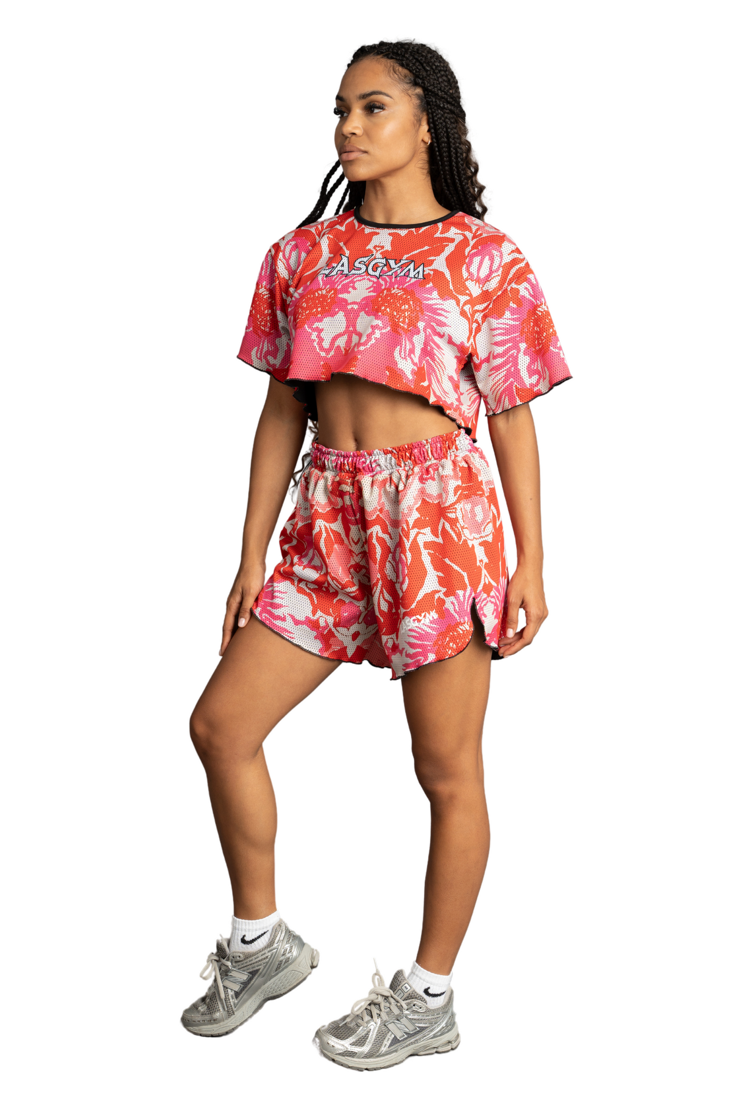 KENDALL FLOWERS CROP T-SHIRTS 