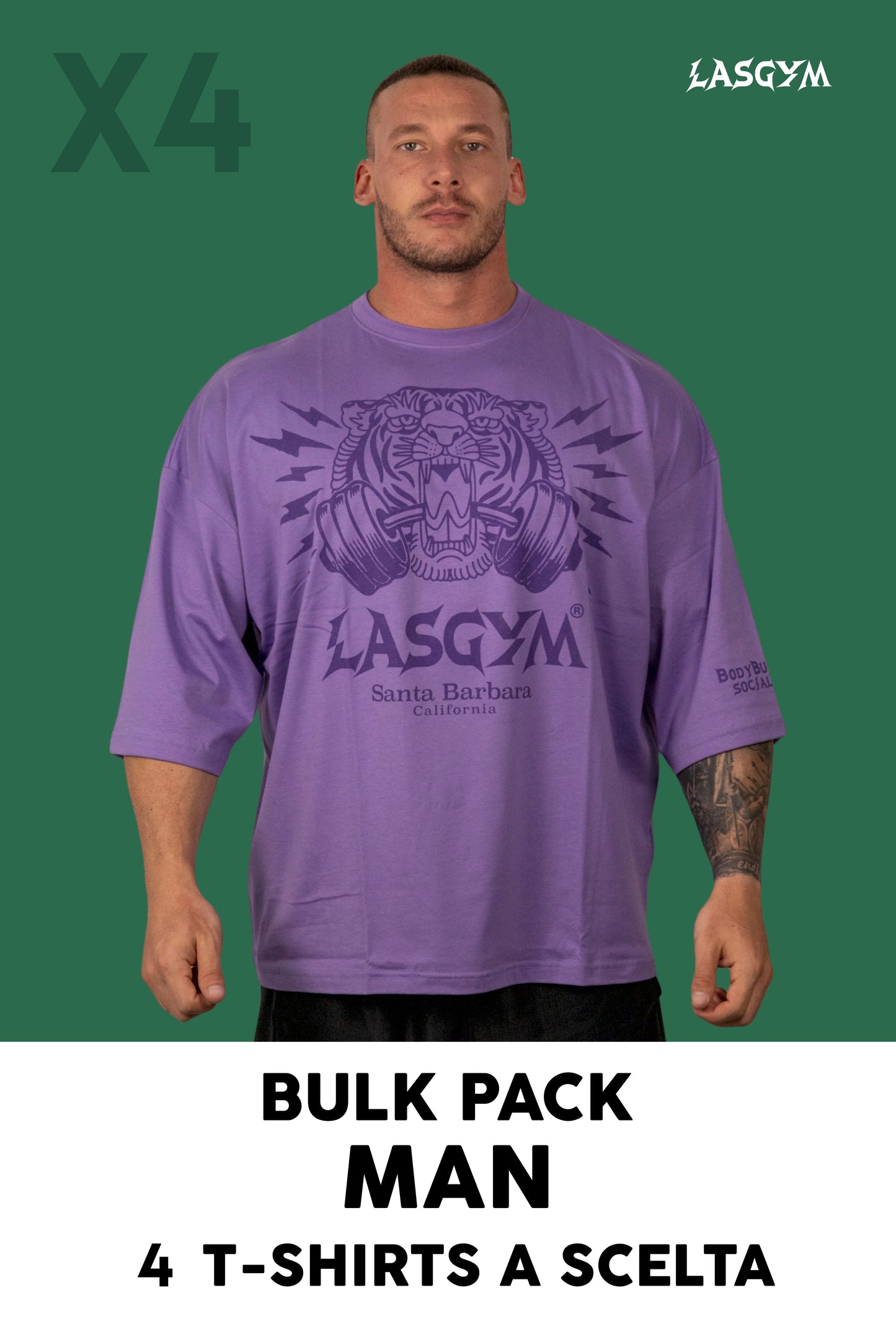 Bulk Pack 4 T-SHIRTS CHOICE FOR HIM