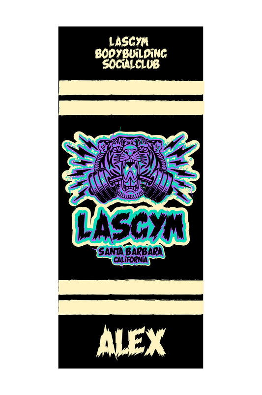 GYM TOWEL MONSTER ACQUA (PERSONALIZZABILE)