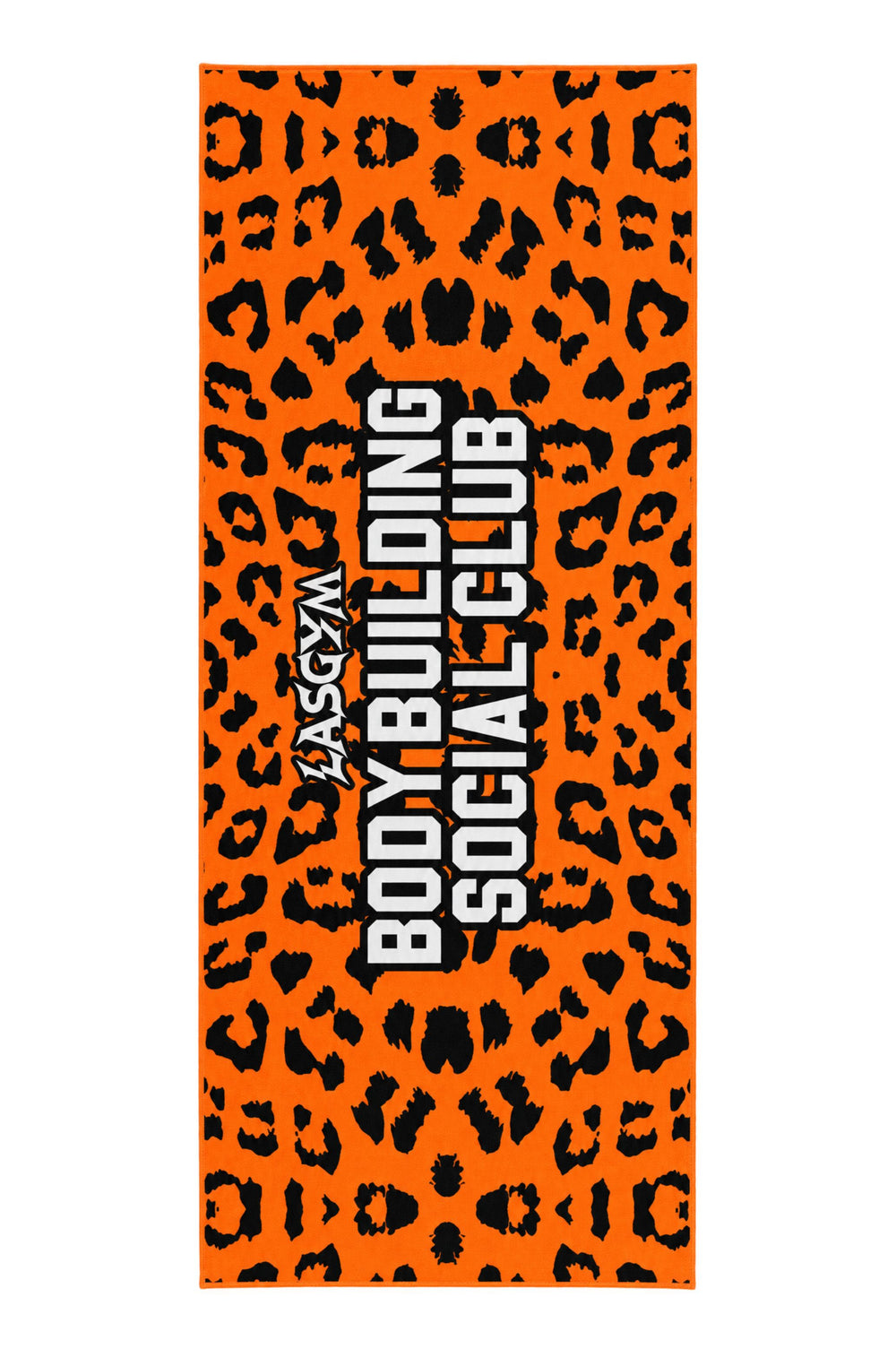 Gym Towel Leopard Arancio