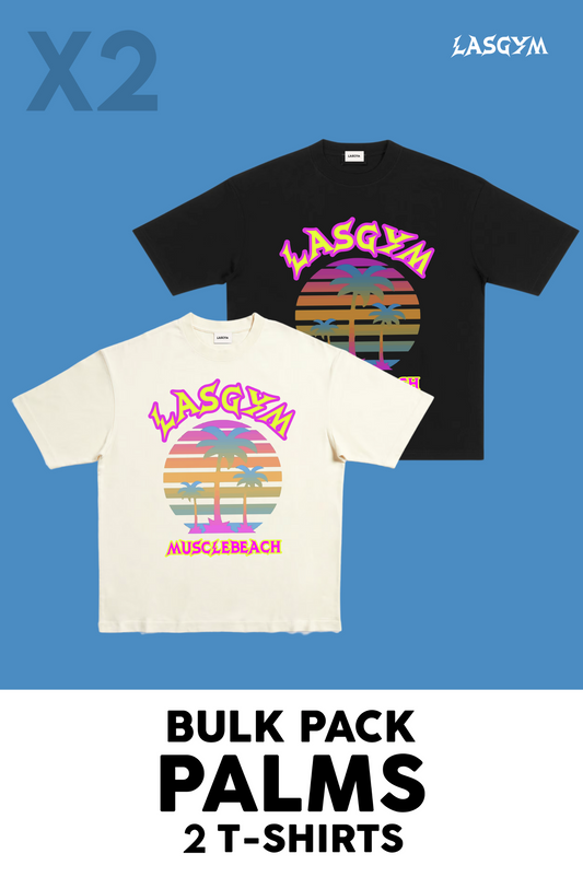 Bulk Pack 2 T-SHIRT OVERSIZE PALMS EDITION UNISEX