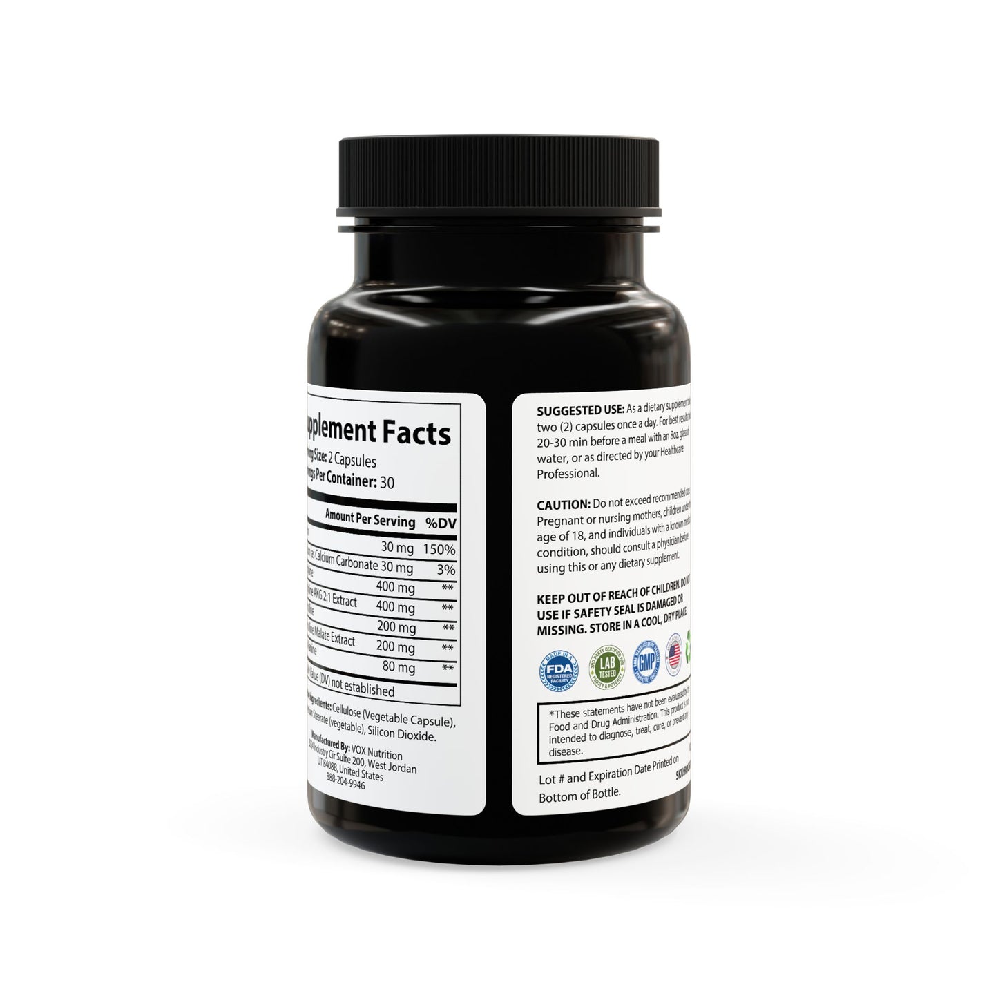 Lasgym® L-Arginine Supplement (60 Capsules)