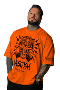 T-shirt S.Over Silverlake Black Arancio