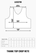 BBSC Cropped Mesh Tank Top