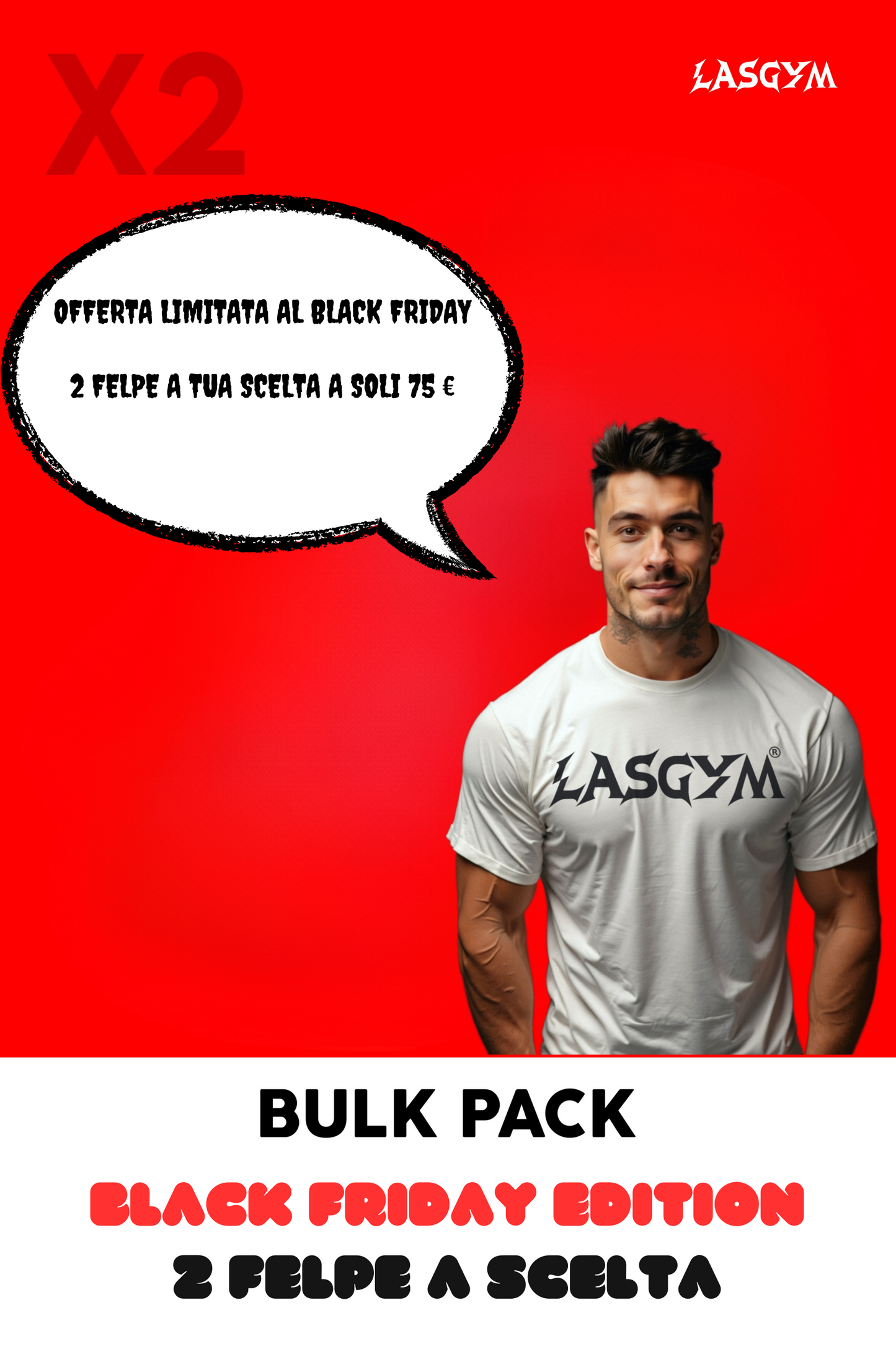 Bulk Pack BLACK FRIDAY 2 FELPE OVERSIZE A SCELTA!