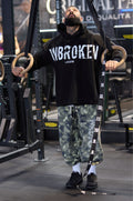 Blackout Mimetic Oversized Pants