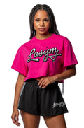 Lasgym Glossy Cropped T-shirt