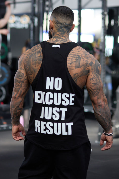 No Excuse Just Result Tank Top