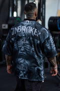 Tattoo Oversized Mesh T-shirt