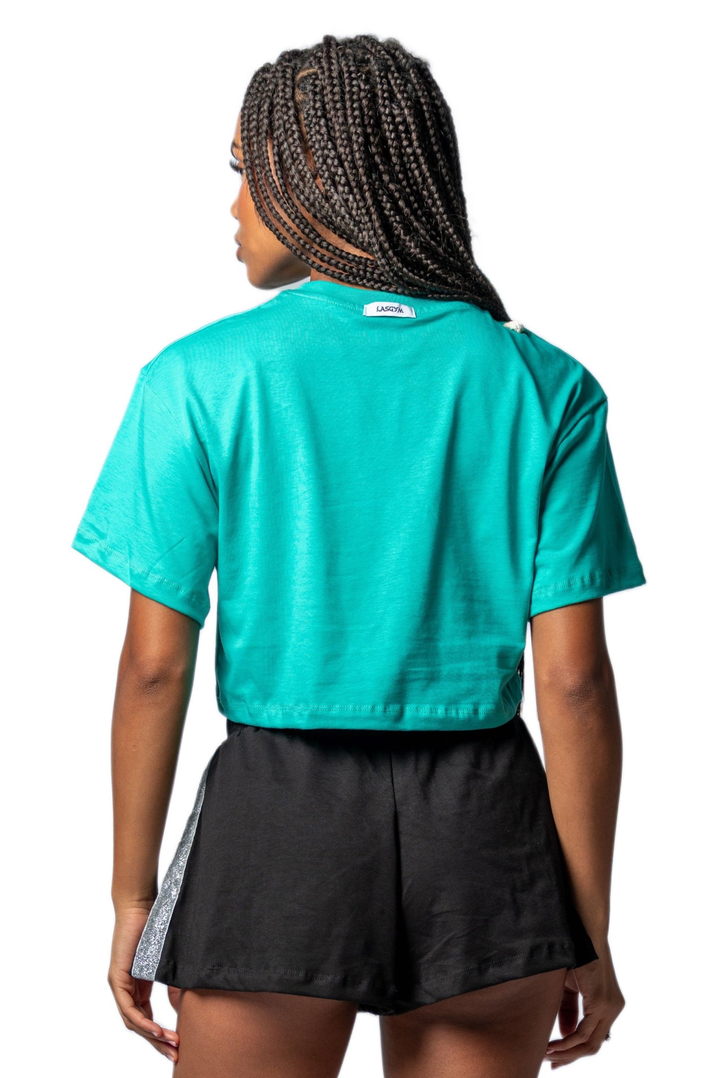 T-shirt Crop Lasgym Glossy