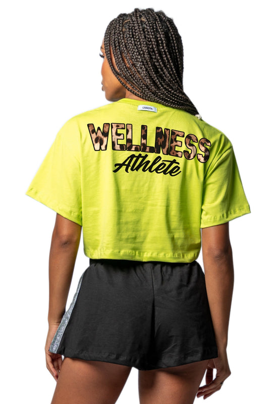 T-shirt Crop LEO Wellness Athlete