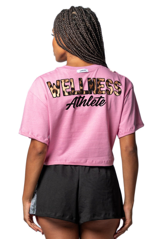 T-shirt Crop LEO Wellness Athlete