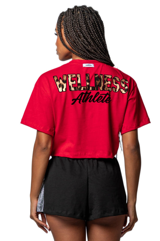 T-shirt Crop LEO Wellness Athlete