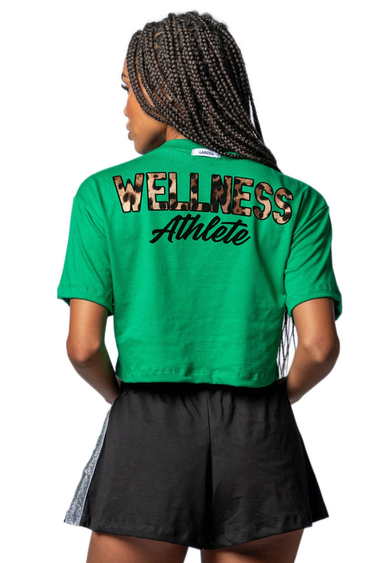 T-shirt Crop LEO Wellness Athlete