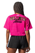 T-shirt Crop Leopard Wellness Athlete