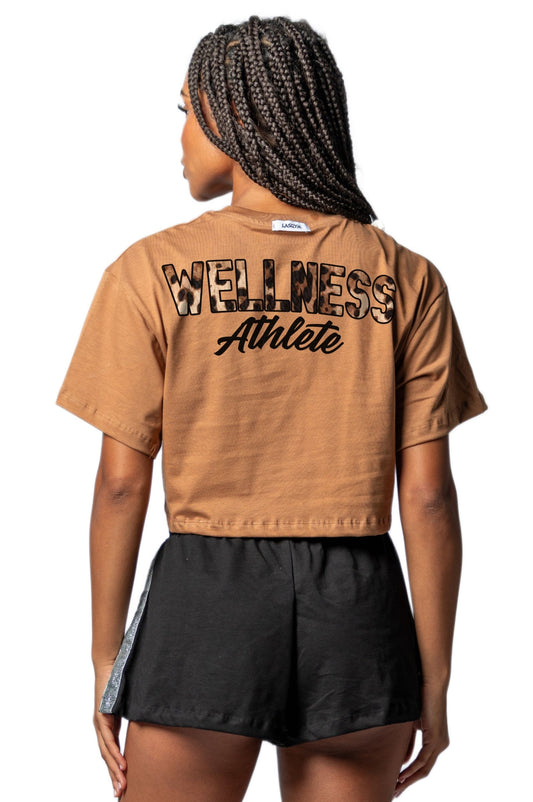 T-shirt Crop LEO Wellness Athlete