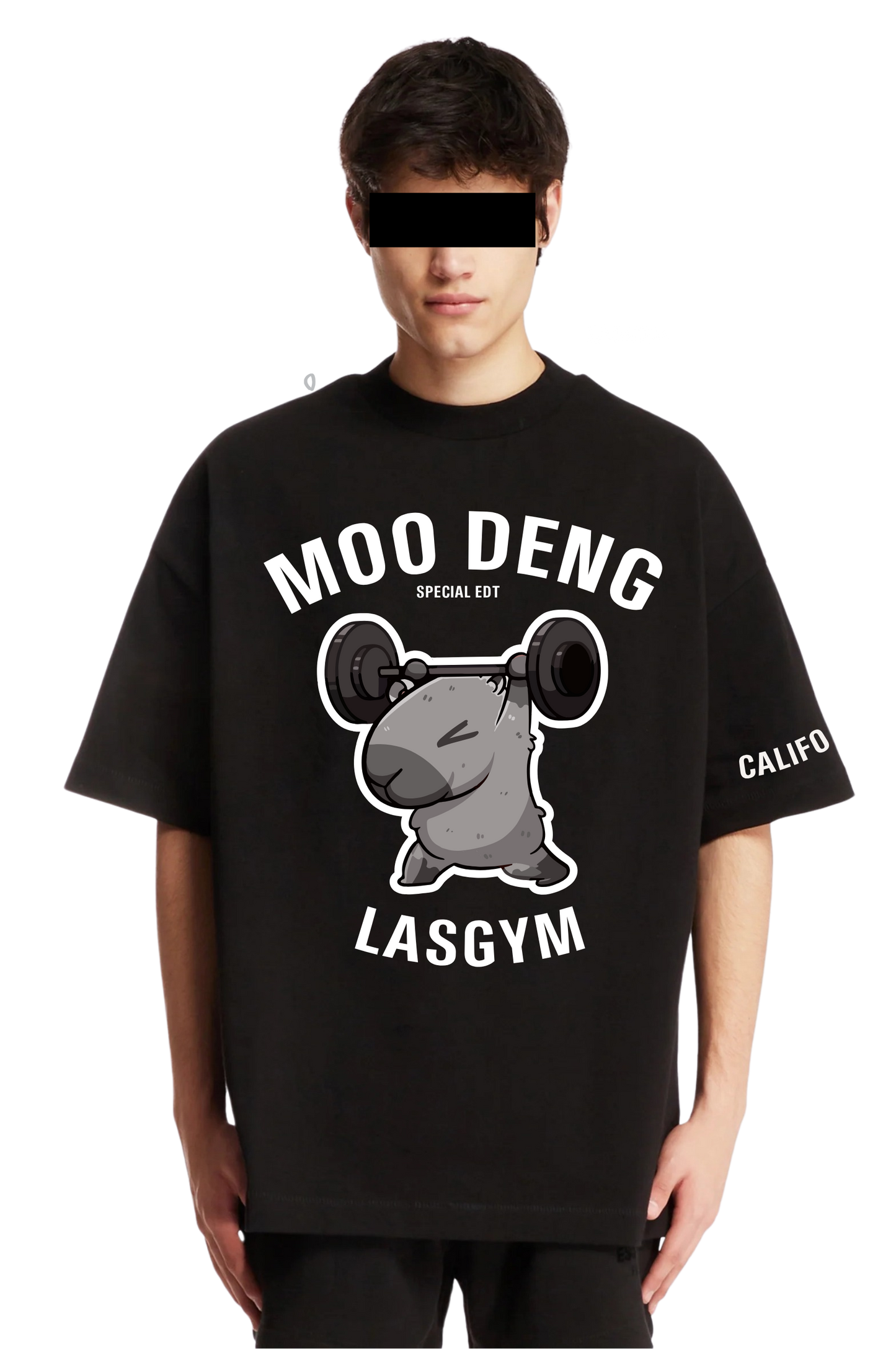 T-shirt Oversize MOO DENG SPECIAL EDT. LASGYM UNISEX