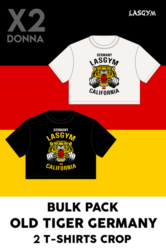 Bulk Pack 2 CAMISETA CORTA MUJER OLD TIGER NACIONES ALEMANIA