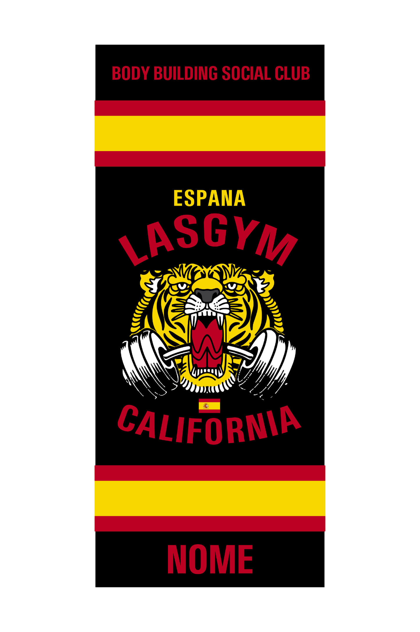 GYM TOWEL OLD TIGER NATIONS ESPANA (PERSONALIZZABILE)