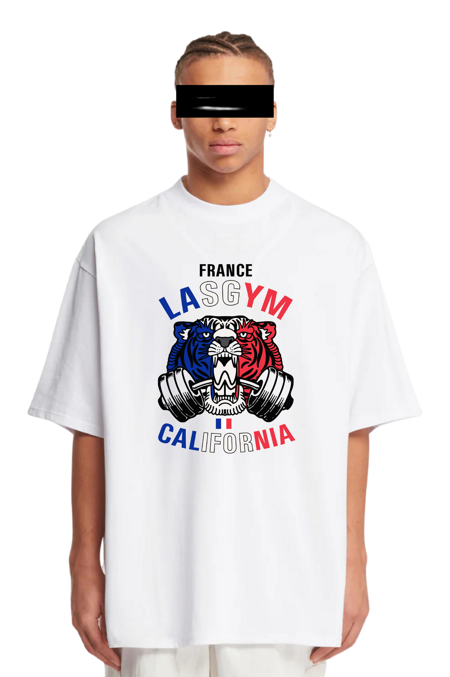 T-shirt Oversize OLD TIGER NATIONS FRANCE UNISEX