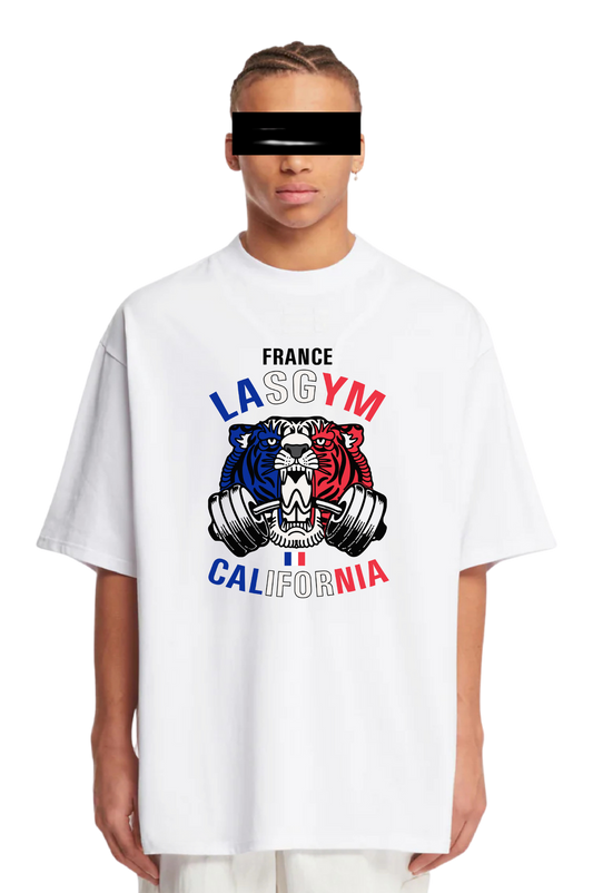 T-shirt Oversize OLD TIGER NATIONS FRANCE UNISEX