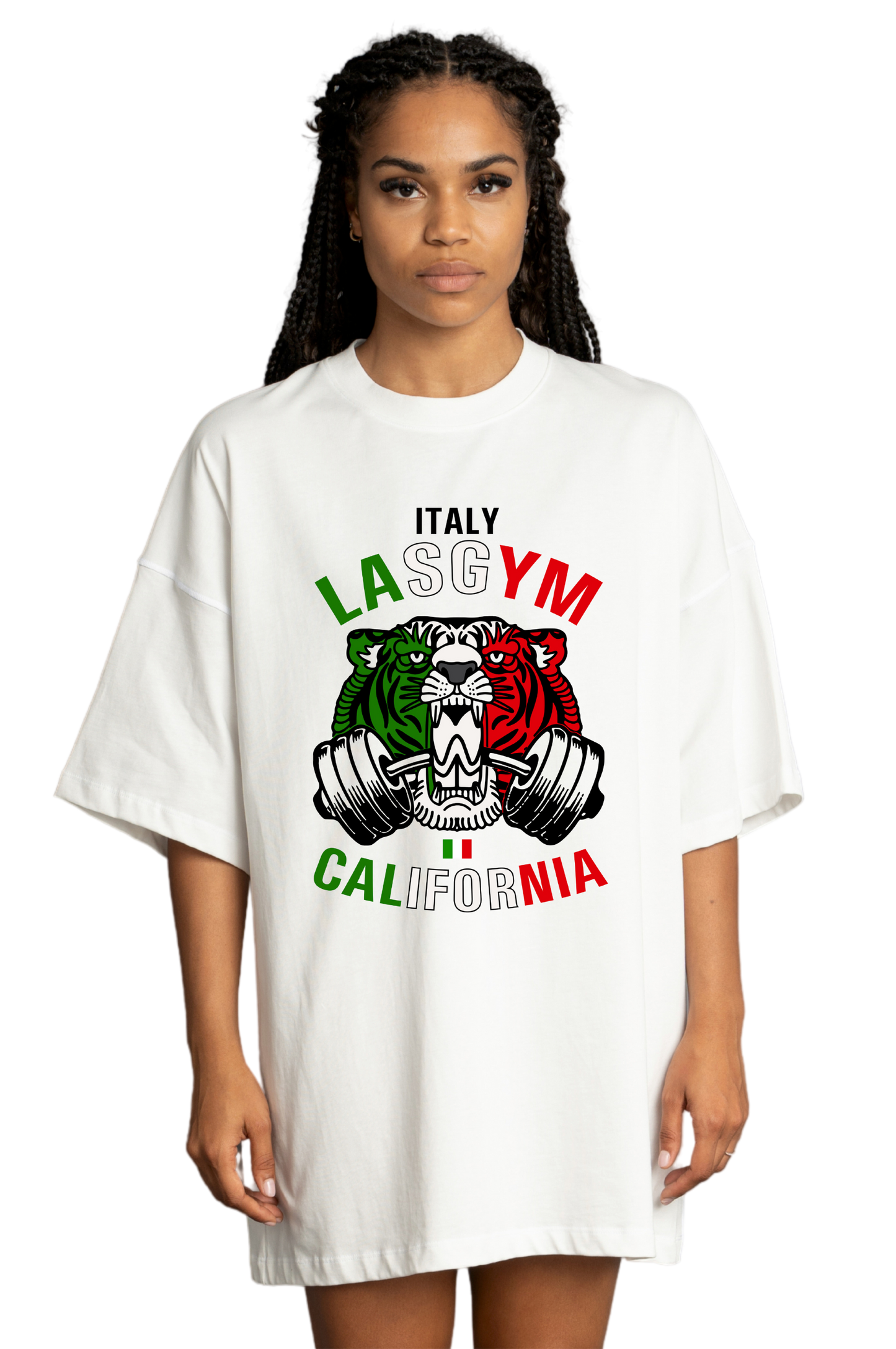 T-shirt Oversize OLD TIGER NATIONS ITALY UNISEX