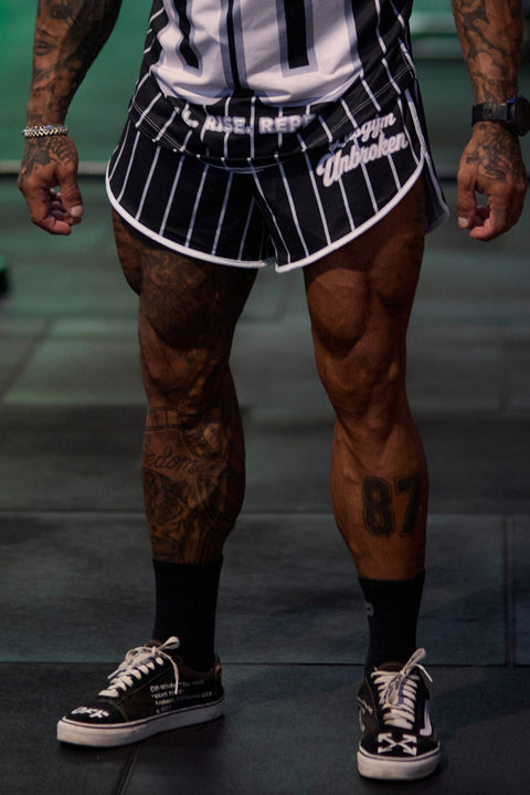 Running Pinstripe Shorts