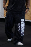 Baggy Washed-Effect Pants
