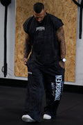 Baggy Washed-Effect Pants