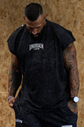 Washed-Effect Big SuperOver Tank Top