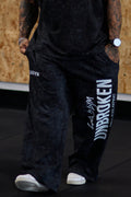 Baggy Washed-Effect Pants