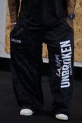 Baggy Washed-Effect Pants