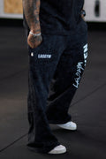 Baggy Washed-Effect Pants