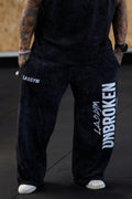 Baggy Washed-Effect Pants