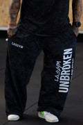 Baggy Washed-Effect Pants
