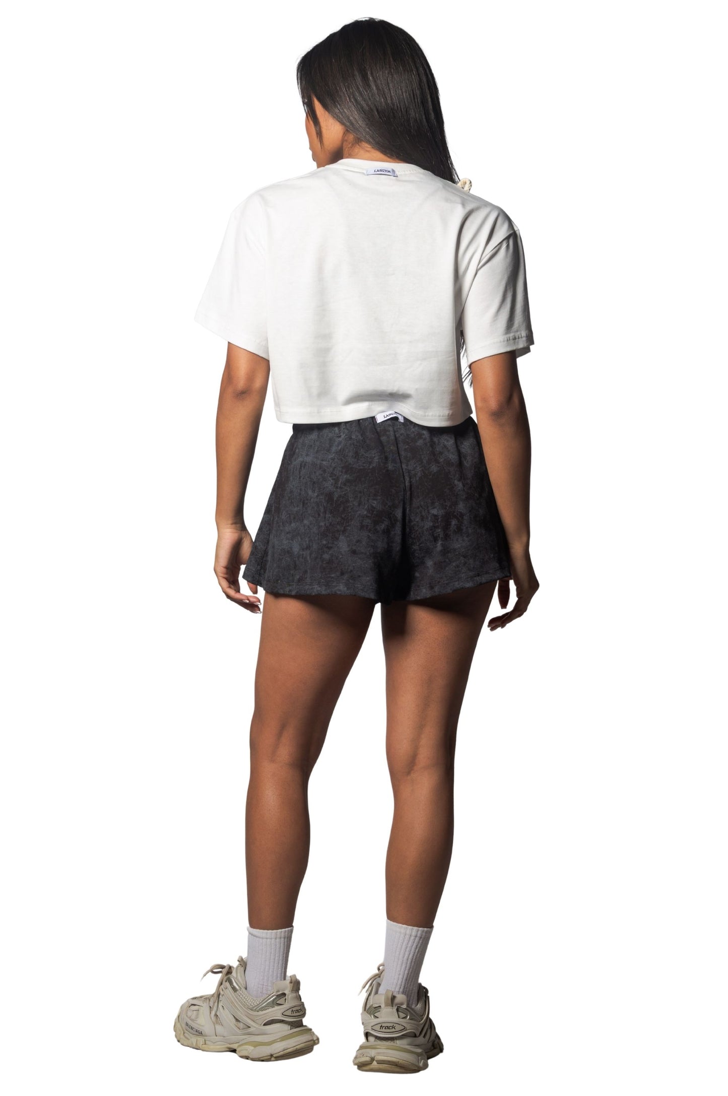 T-shirt Crop Lasgym Crystal Bianca